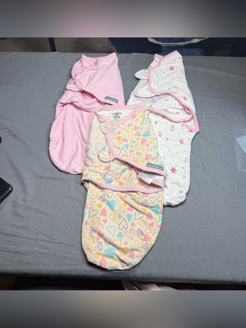 SwaddleMe Pink, White & Pastel Heart Multi Swaddle Set